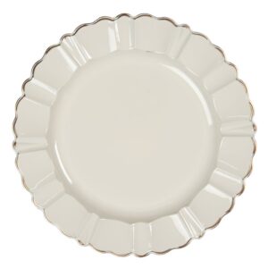 64595n sottopiatti o 33 cm beige plastica rotondo sottopiatto